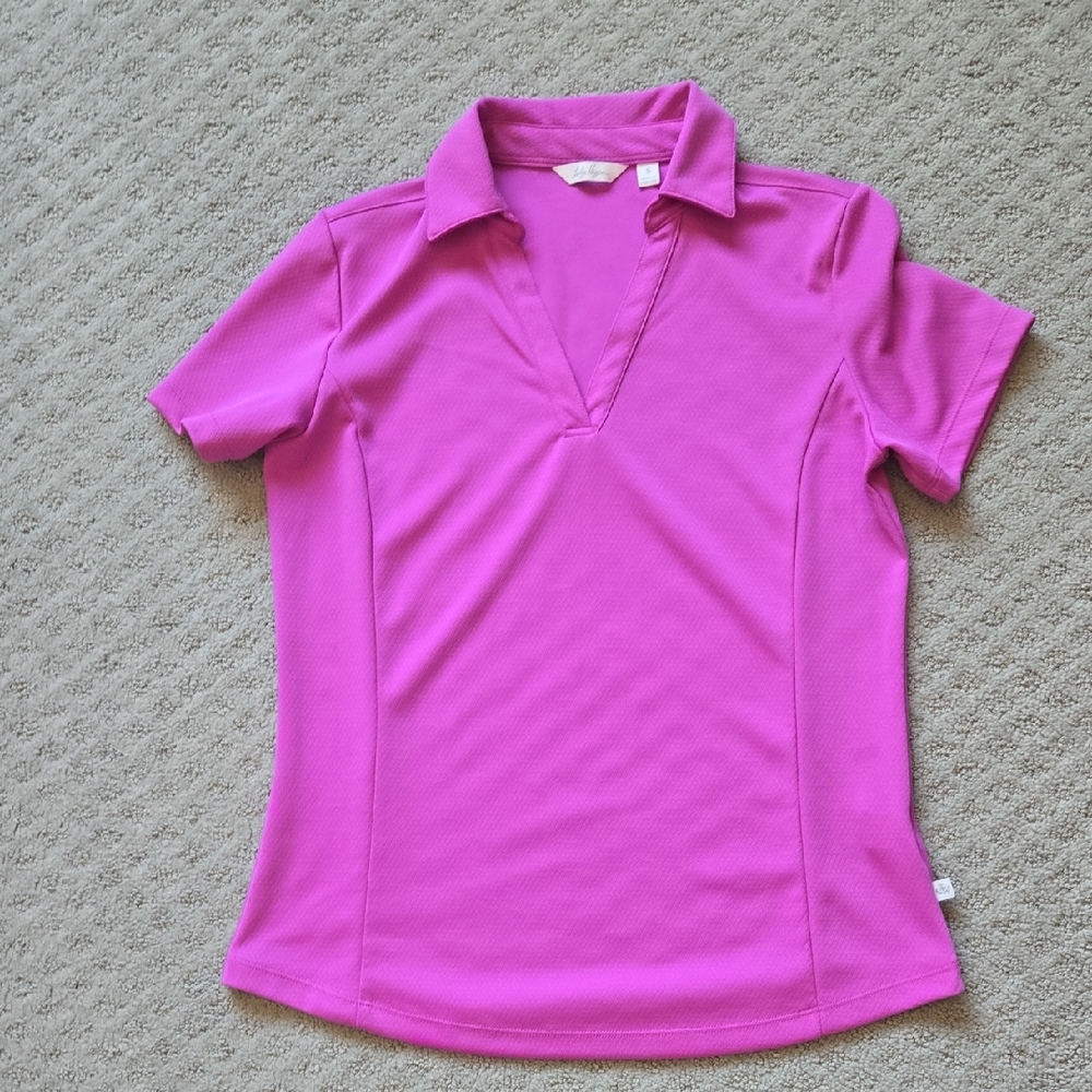 Lady Hagen Fuschia Golf Polo